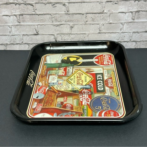 Coca Cola Through The Years By Sandra E Porter 1990 Vintage Serving Tray - Picture 10 of 16